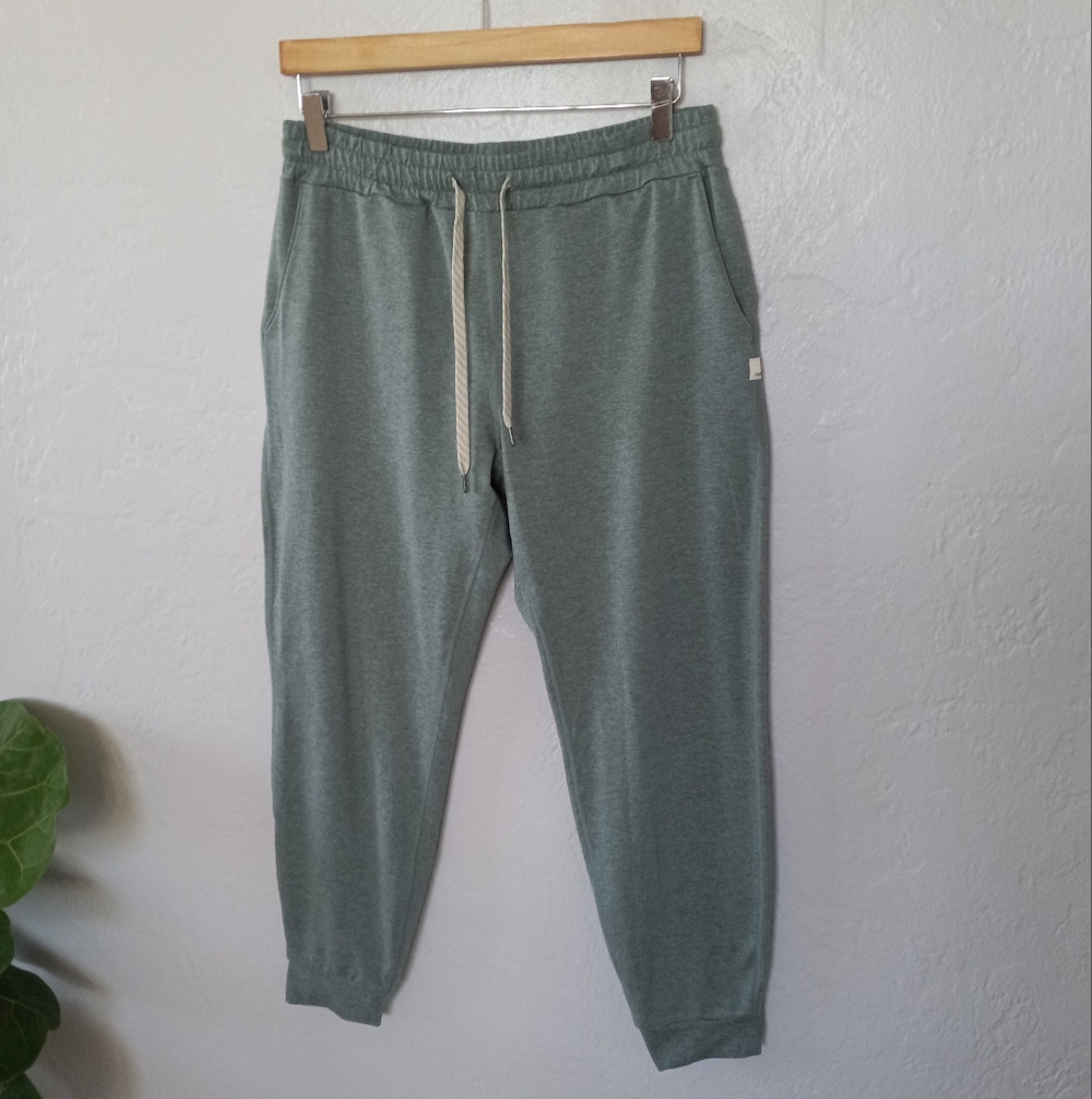 Vuori Heathered Teal Joggers - Picture 4 of 16